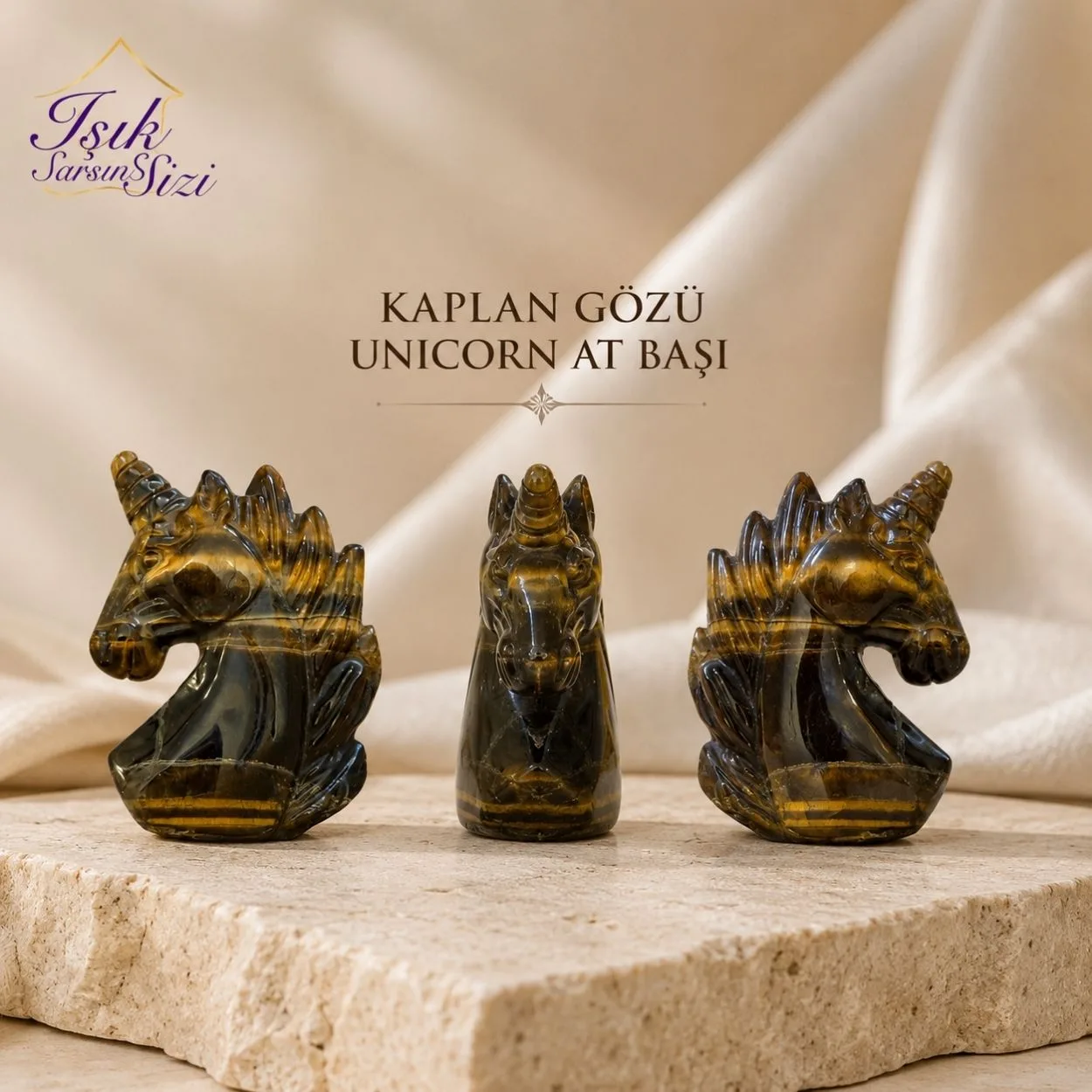 Kaplan Gözü Unicorn At Başı