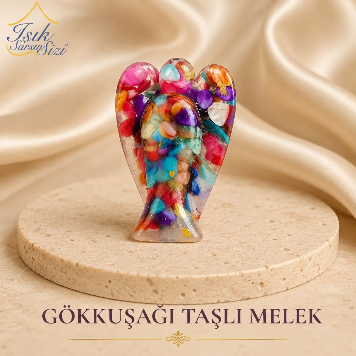 Gökkuşağı Taşlı Melek