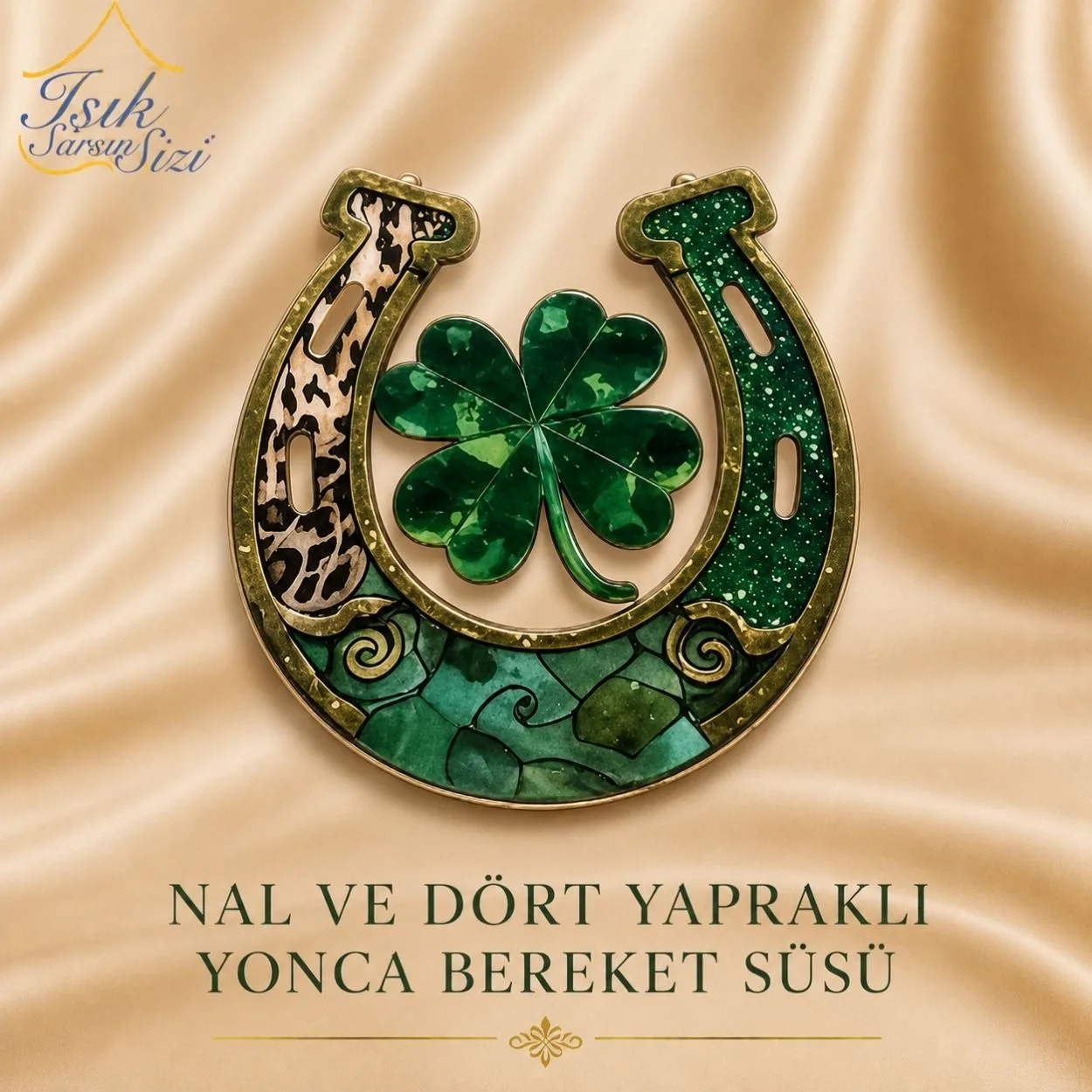 Nal ve Dört Yapraklı Yonca Bereket Süsü