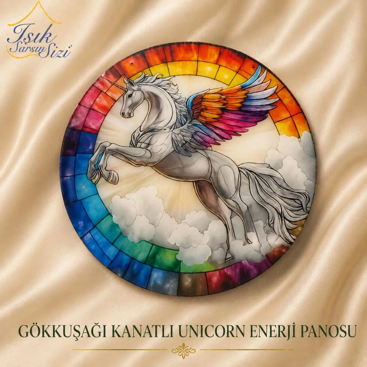 Gökkuşağı Kanatlı Unicorn Enerji Panosu